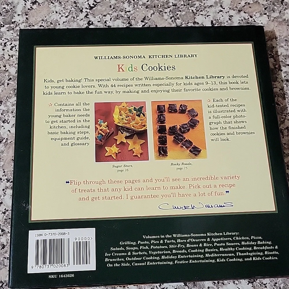 Williams Sonoma Kids Cookies Cookbook